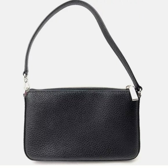 Kate Spade Leila Convertible Wristlet Wallet Purse Pebble Leather Black Clutch - Picture 5 of 6